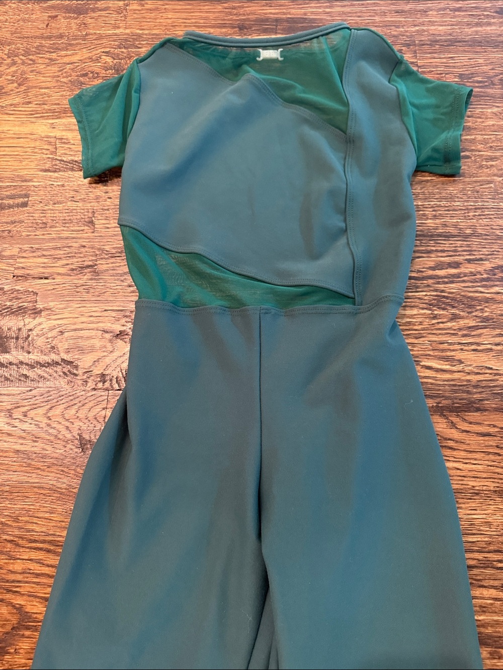 Bluewater Dancewear Emerald Green Dance Geo Jumpsuit - Picture 4 of 8